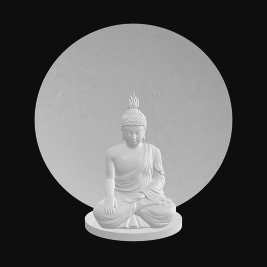 13" Buddha Sculpture